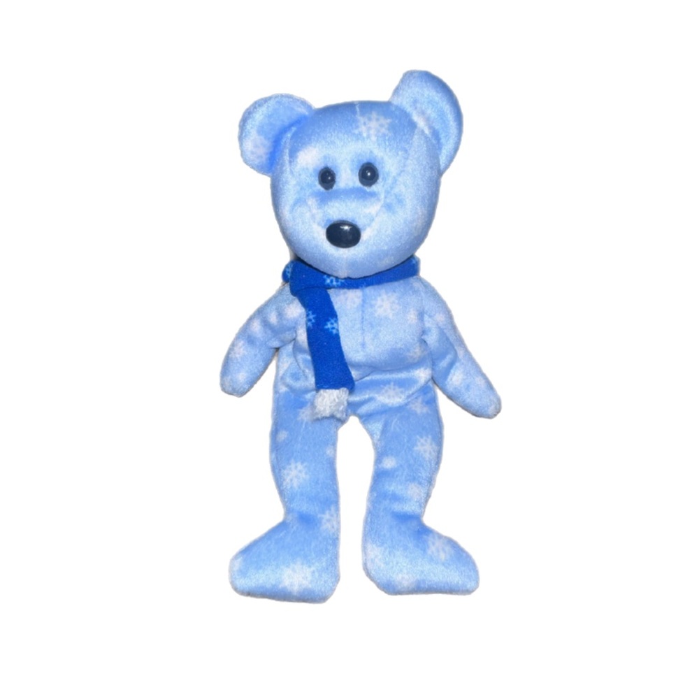 Blue Winter 1999 Snowflake Teddy Bear